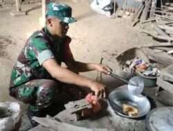 Masuk Dapur Warga, Upaya Babinsa Kodim 0802/Ponorogo Sejahterakan Warga Desa Binaan