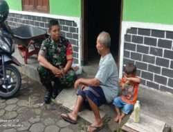 Babinsa Silaturahmi Dengan Warganya