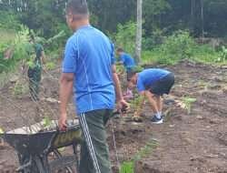 Peduli Lingkungan, Kodim Sleman Tanam Albasia
