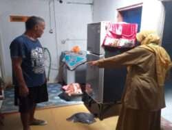 Babinsa Kebonrejo Dampingi Petugas Puskesmas Dalam Giat PE