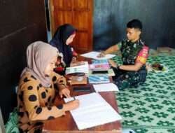 Babinsa Jangkaran Himbau Orang Tua Balita Rutin Ikuti Giat PosyanduGuna Cegah Stunting