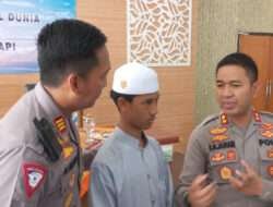 Kapolres Pasuruan Kota Lunasi Biaya Sekolah Anak Korban Laka Kereta Api