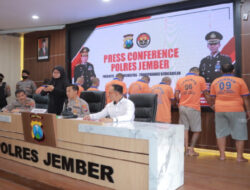 Awal Tahun 2023, Polres Jember Berhasil Amankan 10 Tersangka Pengedar Narkoba