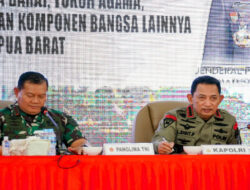 Silaturahmi Bareng Masyarakat di Papua Barat, Kapolri: TNI-Polri Solid dan Siap Kawal Program Pemerintah