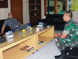 Dandim Kulon Progo Terima Kunjungan Ketua Pengadilan Negeri Wates
