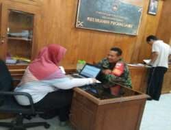 Perkenalan Dan Silahturahmi Babinsa Baru Koramil 04/Jebres Dengan Lurah Pucangsawit