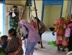 Cegah Stunting, Babinsa Koramil Sine Aktif Pendampingan Posyandu Bagi Warganya