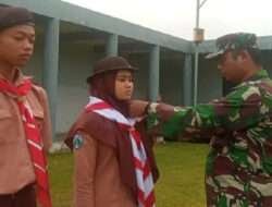 Pembinaan Saka Wira Kartika, Babinsa Koramil 0801/05 Nawangan, Pimpin Penutupan Persami