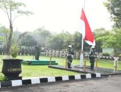Kodim 0802/Ponorogo Menggelar Upacara Bendera 17 Januari 2023