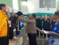 Kapolsek Tambaksari dengan Waka polsek Tambaksari hadir dalam Giat Seleksi Pencak Silat Sekota Surabaya