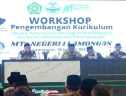 MTs Negeri 1 Lamongan Gelar Workshop Pengembangan Kurikulum Merdeka, Ini Pesan Kemenag Lamongan