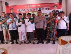 Jumat Curhat, Polres Gresik Disambati Oknum LSM dan Tawuran di Menganti