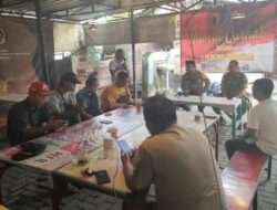 Ngopi Bareng Kapolsek Tambaksari di Warkop Kahuripan bertajuk “Jumat Curhat”