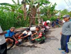 Babinsa Silaturahmi dan Berikan Motivasi Dengan Para Petani