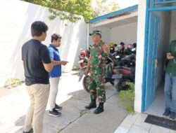 Koptu Resbiyanto dan Linmas Gelar Komsos Dengan Karyawan PT. RVNA