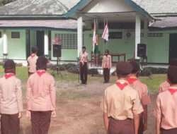 Latih Kemandirian Saka Wira Kartika, Danramil 0801/01 Pacitan Pimpin Pembukaan Persami