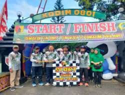 Perkuat Sinergitas Semua Elemen Masyarakat, Kodim 0801/Pacitan Gelar Semarak Fun Bike Dan Fun Walk