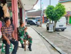 Jalin Silahtuhrahmi, Babinsa Komsos Dengan Pelaku Usaha