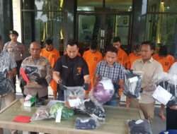 Polres Ngajuk Berhasil Amanakan Belasan Tersangka Pengeroyokan oleh Oknum Pesilat