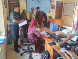 Babinsa Kendal Laksanakan Pul Data Ter Untuk Mengetahui Kondisi di Wilayah Binaannya