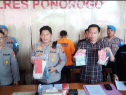 Polres Ponorogo Berhasil Amankan Dua Komplotan Pencuri Gabah