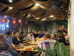 Kapolres Nganjuk Ngopi Bareng, Ajak Perguruan Silat Jaga Kamtibmas