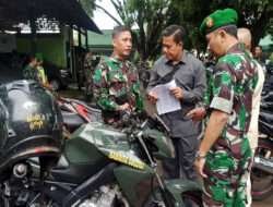 Kodim 0802/Ponorogo Gelar Apel Pengecekakan Kendaraan Dinas