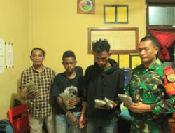 Lima Ratus gram Ganja Siap Edar Berhasil Diamankan Satgas Pamtas RI-PNG Yonif 132/BS