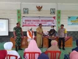 Babinsa Legundi Dampingi Petugas Kesehatan Dalam Rangka Bakti Sosial di Wilayahnya