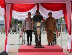 Pastikan Keamanan Kunjungan Wakil Presiden RI Ke Kabupaten Gresik, Forkopimda Kabupaten Gresik Lakukan Gelar Pasukan