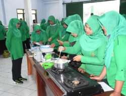 Demo Masak, Upaya Persit KCK Cab XVI Dim Ponorogo Tingkatkan Kreatifitas dan Ketrampilan