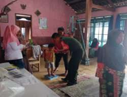 Ini Salah Satu Cara Babinsa Kendal Cegah Stunting di Wilayah Binaannya