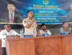 Pisah Sambut Sekcam Kecamatan Laren