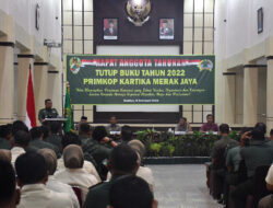 Korem 081/DSJ Gelar RAT Tutup Buku Tahun 2022