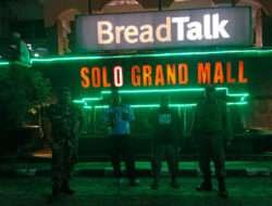 Patroli Malam, Piket Koramil 01/Laweyan Sisir Setiap Sudut Wilayah Kecamatan Laweyan