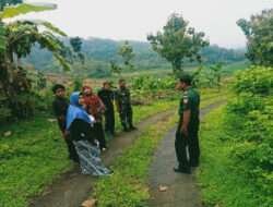 Danramil Simo Dampingi Tim Survey TMMD Sengkuyung Di Desa Gunung