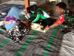 Babinsa Koramil 0805/04 Padas Aktif Dampingi Kegiatan Posyandu Balita di Desa-desa Pelosok