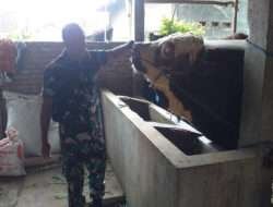 Danramil ajak Babinsa Komsos Dengan Peternak Binaan