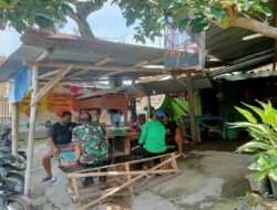 Minimalisir Terjadinya Bencana Alam Babinsa Banyuanyar Berikan Himbauan kepada Warga