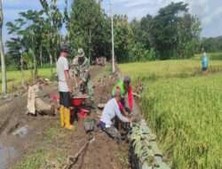 Koramil Simo bersama warga Laksanakan Pra TMMD Sengkuyung Tahap I Kodim 0724/Boyolali TA 2023
