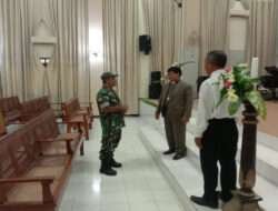 Babinsa Kratonan Sambangi Gereja GKJ Joyodiningratan