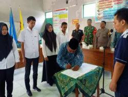 Sukseskan Pemilu 2024, Babinsa Koramil 0801/01 Pacitan Hadiri Pelantikan Pantarlih