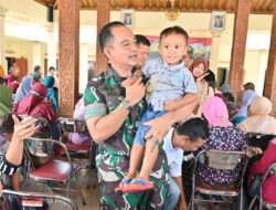 Pencanangan Program Demplot Peduli Stunting Kodim 0726/Sukoharjo bekerja sama dengan Dinkes dan PT Dua Naga