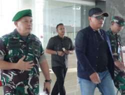 Penyambutan Kedatangan Danpusterad di Bandara YIA Kulon Progo