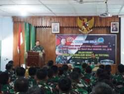 Danpusterad Buka Pelaksanaan Bimnis dan Sosialisasi Manajemen Teritorialdi Kodim 0731/Kulon Progo