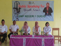 Berani Tampil Itu Hebat Motto Public Speaking for Youth Series SMP Negeri 1 Sugio