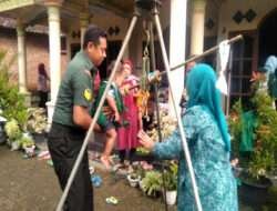 Babinsa Sidorejo Selalu Aktif Dampingi Kegiatan Posyandu Balita di Wilayahnya