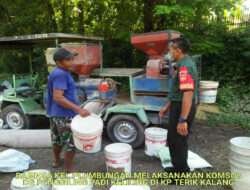 Pemilik Penggilingan Padi Jadi Sasaran Komsos Babinsa Plumbungan