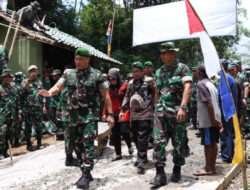 Danpusterad Kunjungi Kegiatan Karya Bakti TNI Tahun 2023 Kodim 0731/Kulon Progo