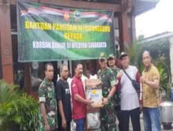 Peduli Bencana, Kodam IV/Diponegoro Berikan Bantuan Kepada Korban Banjir di Wilayah Surakarta